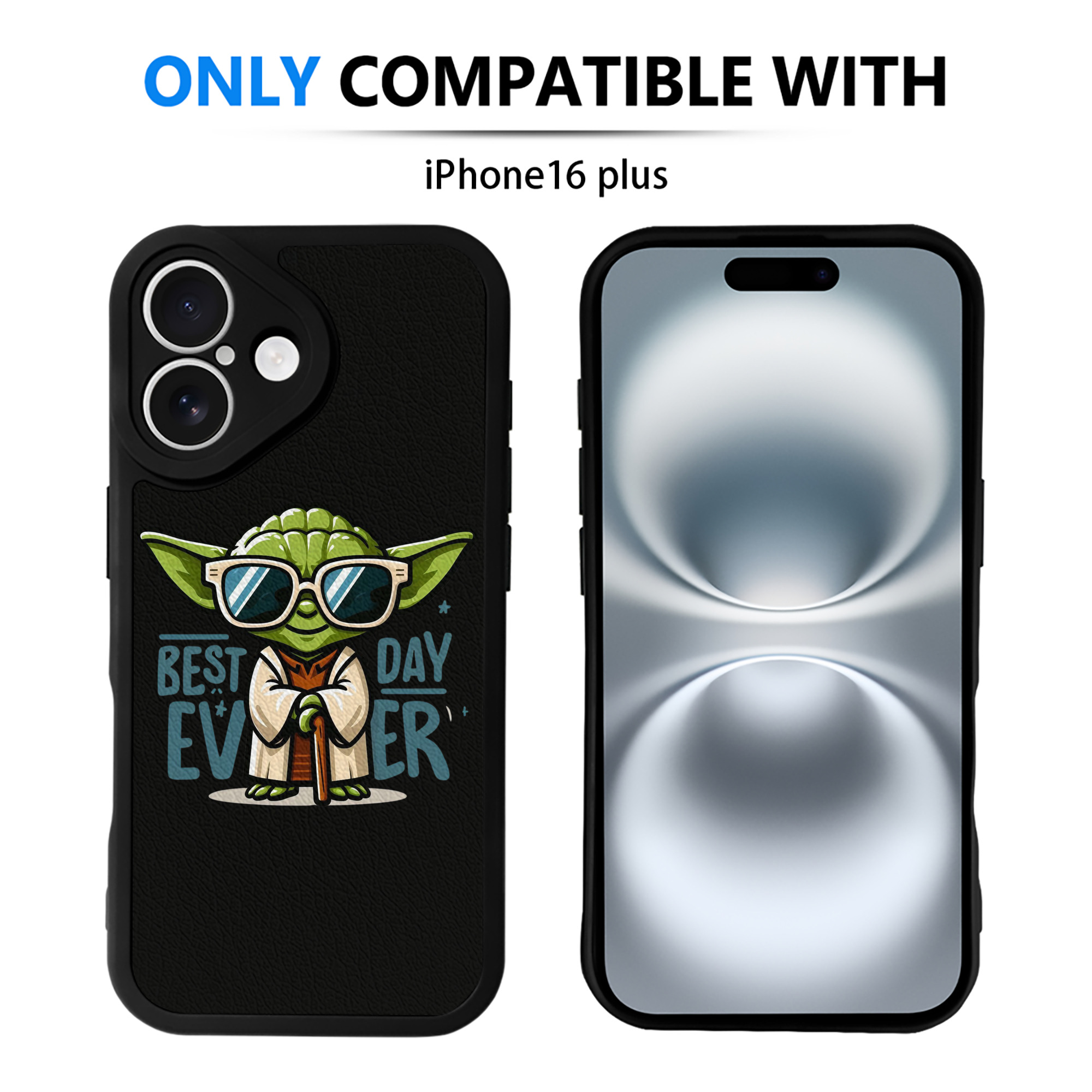 （画像用） スター・ウォーズ Star Wars 【iPhone 16シリーズ対応】シリコンスマホケース（レザー調） 材質：シリコン